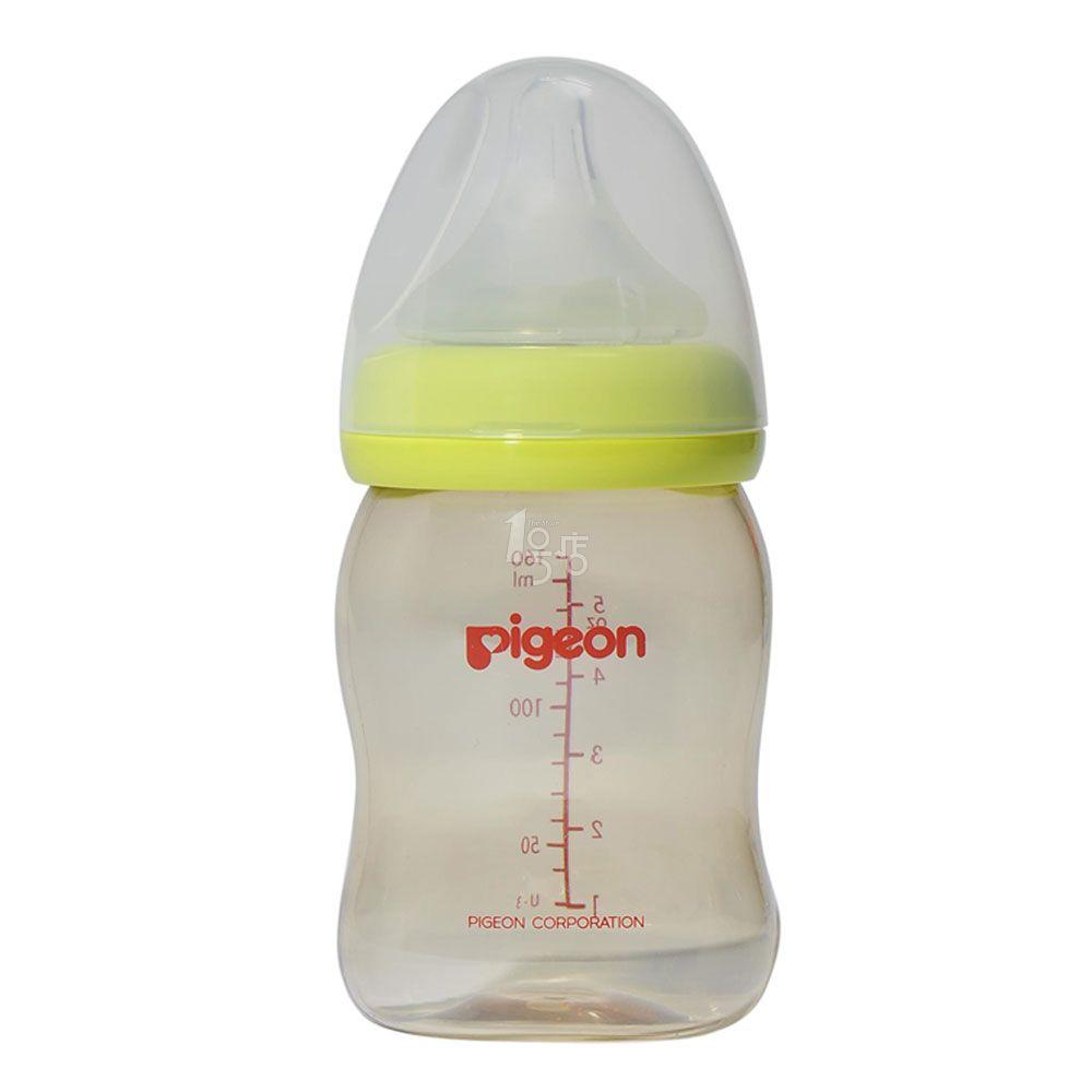 贝亲 宽口径PPSU奶瓶160ml 绿色 正品 AA76 一号店