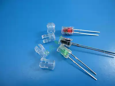 3MM 5MM LIGHT GUIDE COLUMN LED LAMP TRANSPARENT LAMPSHADE LIGHT GUIDE lamp cap LED LAMP PANEL FIXED COVER 100 pcs