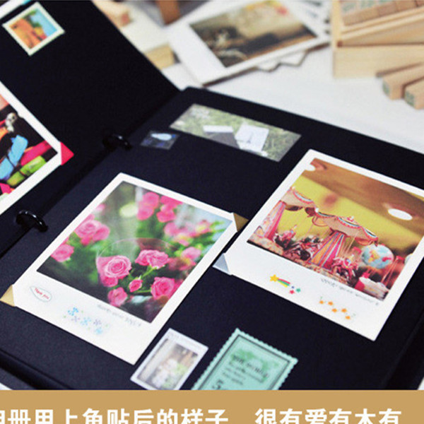 DIY accessories Korea adhesive album album photo Photo corner stickers Photo corner stickers Multi-color handmade polaroid