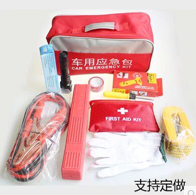 Self-driving car equipment rescue package on-board car first aid kit with car emergency kit can be set