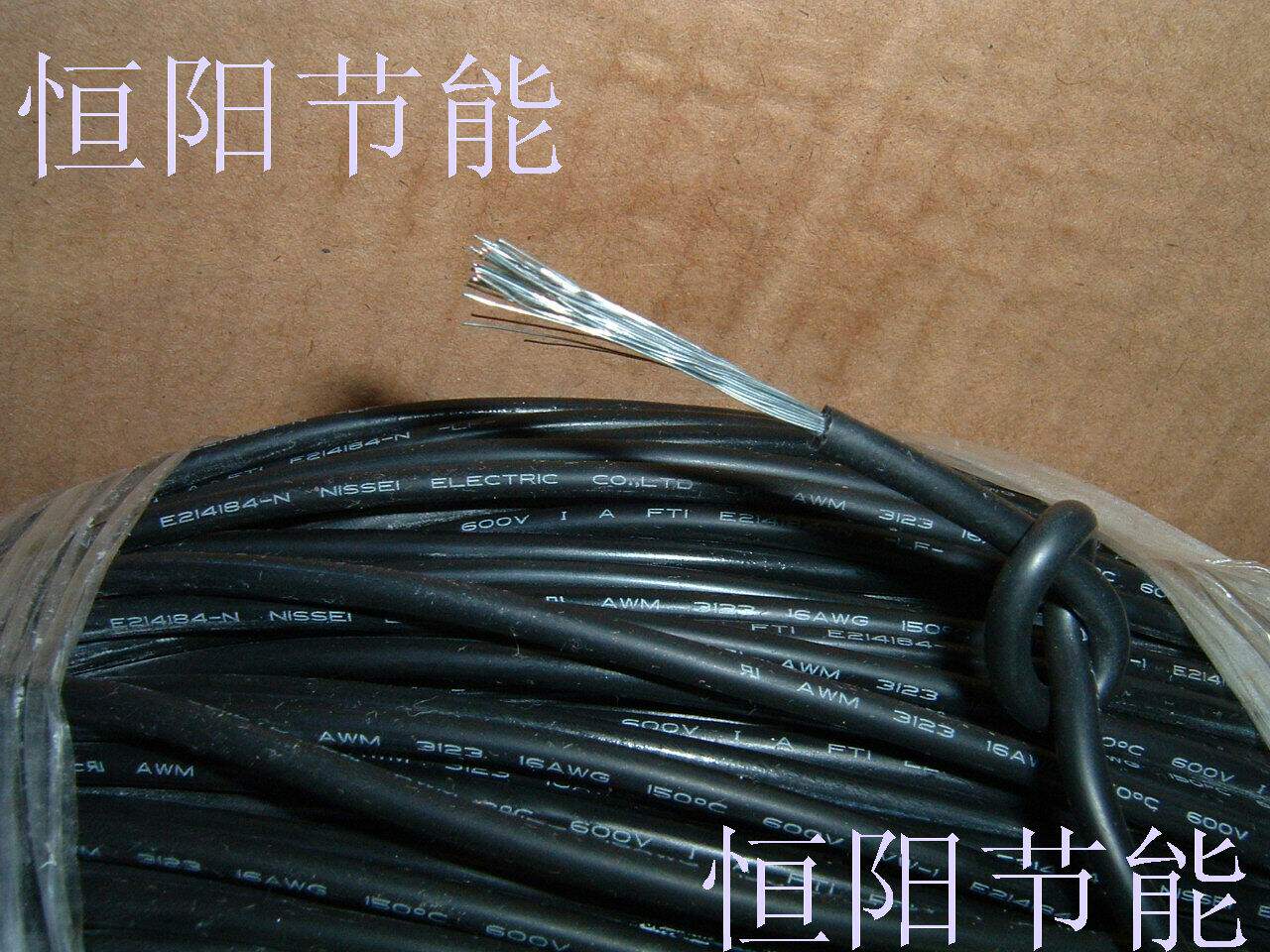 3 Silicone 1 25 square single core wire copper wire tinned control line high temperature resistant power cord super soft 600V