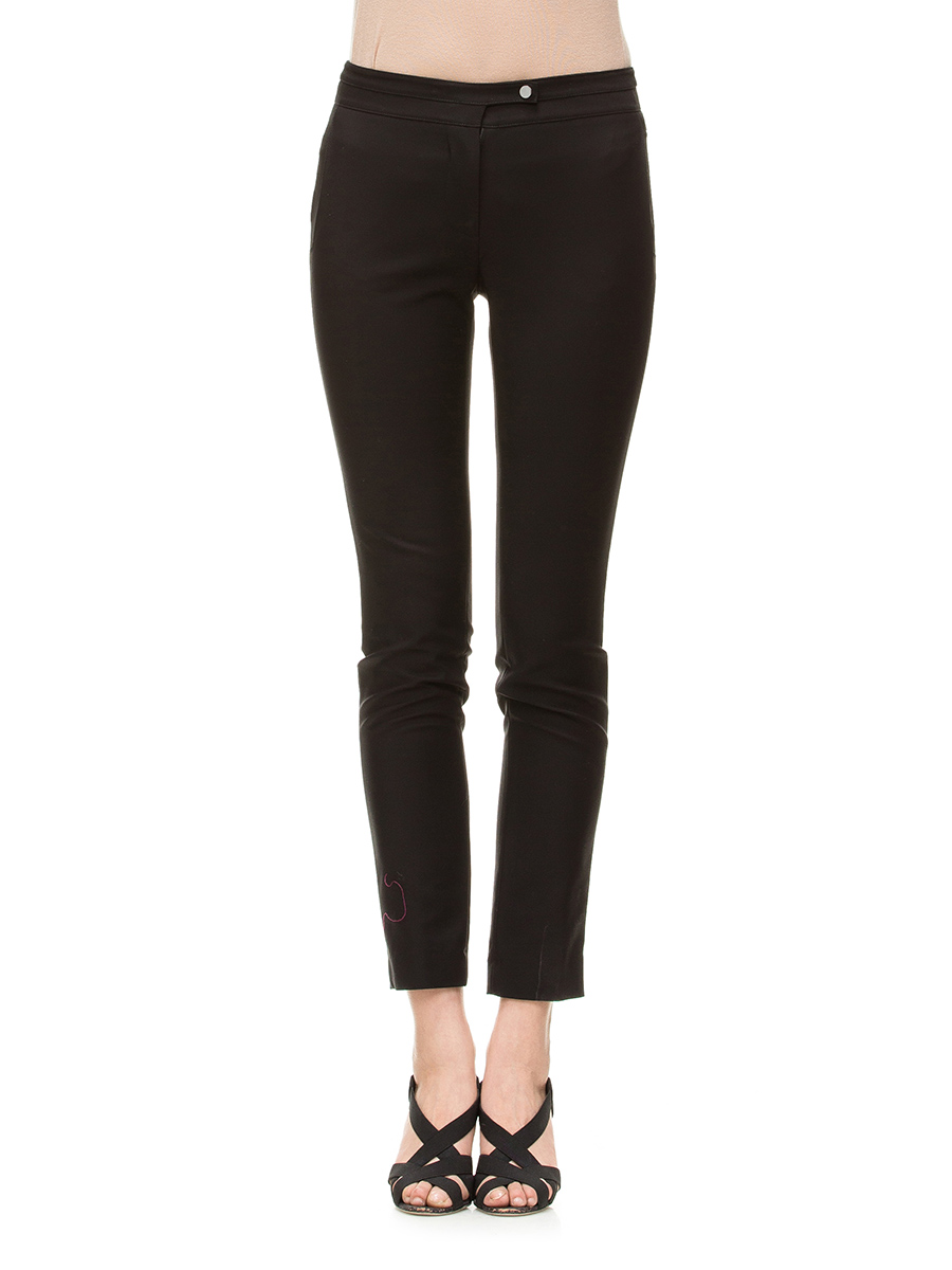 Nine West/玖熙 黑色中腰长裤