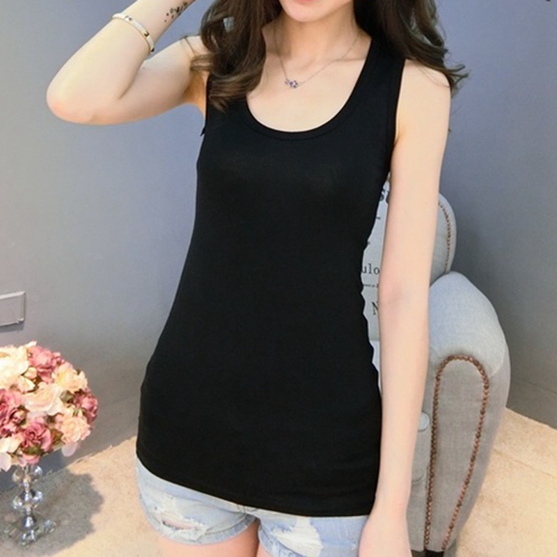 Spring and Summer Korean Style Slim-Fit Modal Tank Top, Women's Thick Strap Sleeveless Versatile Base Shirt, Small Camisole, Plus Size