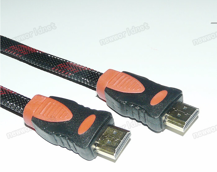 3m HDMI data cable red net HD cable dual magnetic ring TV computer high image quality cable 1 3 version projector cable