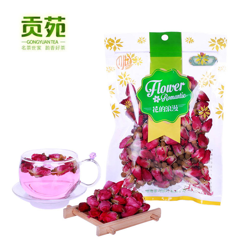 【天猫超市】贡苑 玫瑰花茶花草茶 新鲜芳香50g/袋