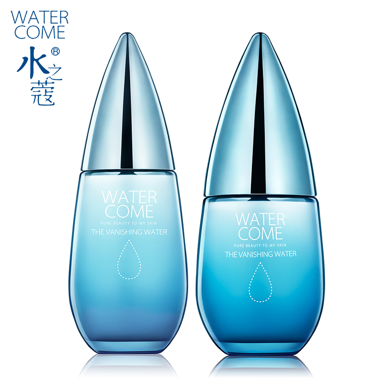 watercome水之蔻美肌净透清润滋养两件套净透精华水+精华乳专柜