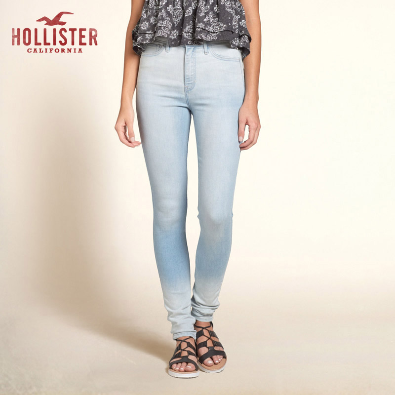 Hollister High Rise Super Skinny 牛仔裤 女 92368