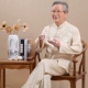 Trung và cũ tuổi Tang phù hợp với nam dài tay mùa xuân và mùa hè cộng với phân bón XL Trung Quốc phong cách quốc gia giải trí áo ông nội quần áo trang phục dân tộc dao Trang phục dân tộc
