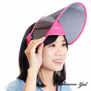 台湾官网直邮进口Blossom Gal韩国制动感美型防晒抗UV遮阳帽(桃红