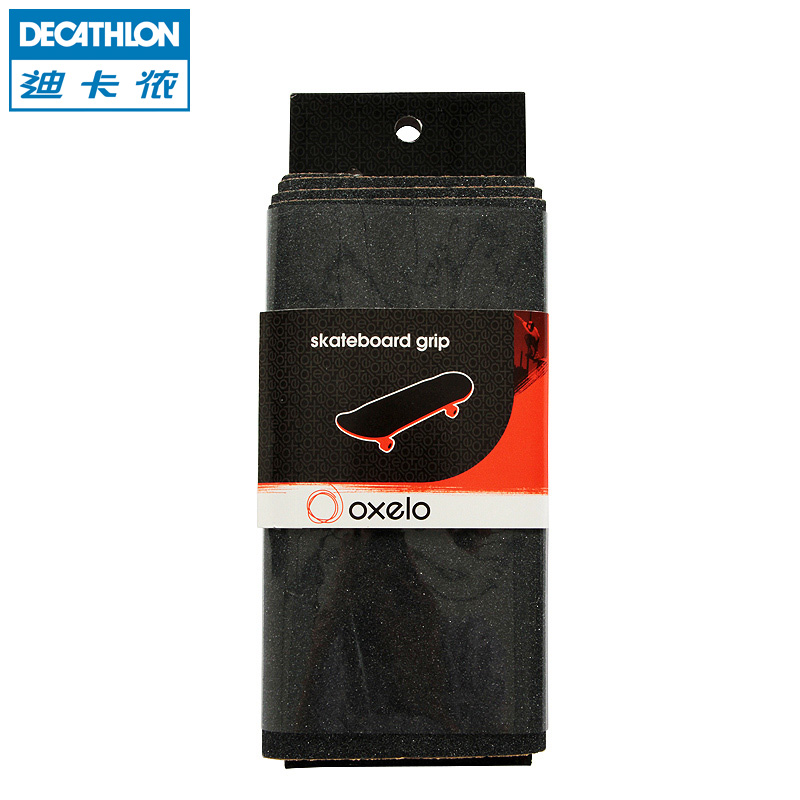 迪卡侬 滑板附件配件 磨砂纸极限装备耐磨 原装跟脚性强 OXELO
