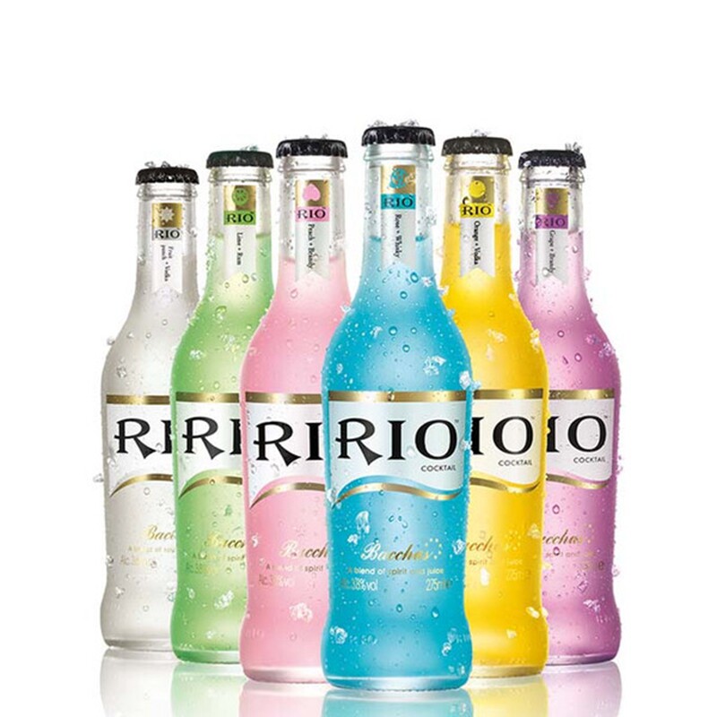 【天猫超市】RIO/锐澳鸡尾酒预调酒 缤纷6支装 275ml*6 六种口味