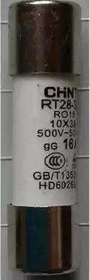 Zhengtai photovoltaic PV combiner box special fuse DC fuse DC fuse pipe 500V 10A-16A