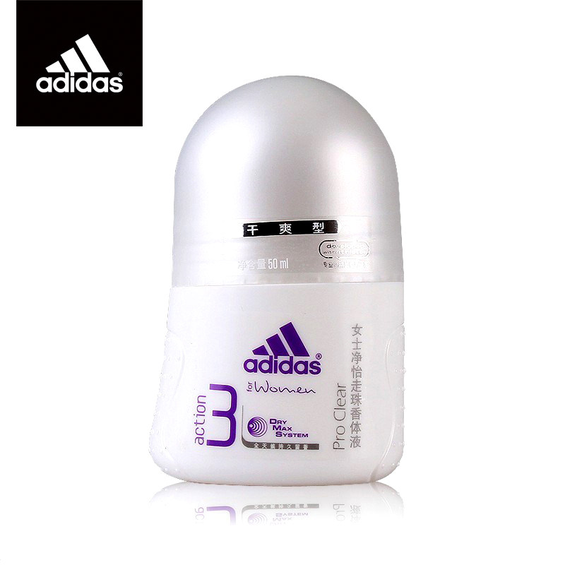 【天猫超市】阿迪达斯女士净怡走珠香体液  50ml