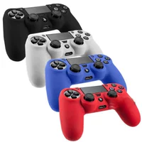 PS4 xử lý silicone tay áo PS4 bảo vệ silicone bảo vệ xử lý chống bụi chống rơi chống trượt - Người điều khiển trò chơi nút bấm chơi game