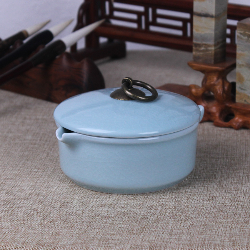 Ru kiln ceramic ink cartridges ink fountain ink tank ink sea four treasures of the study calligraphy supplies ink