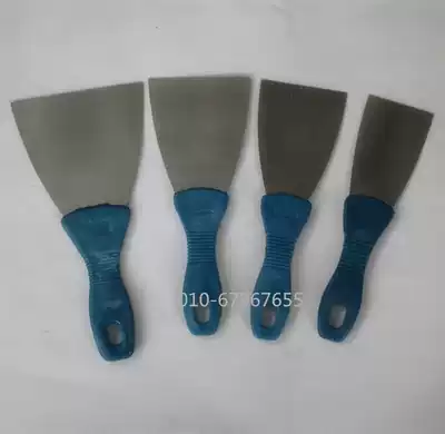 Putty knife thickening scraper blade trowel trowel batch soil knife Ash knife Cleaning knife Plastic handle Painter small mud scraper