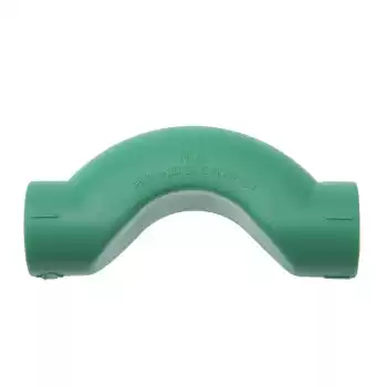 Weixing green white PPR hot and cold water pipe fittings over the bridge bend over the bridge four-way 20 25 32