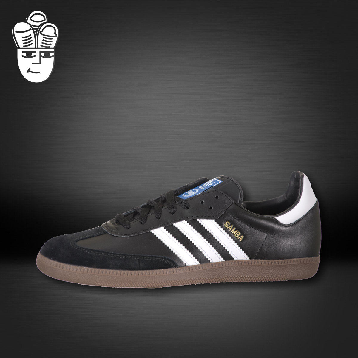 阿迪达斯 三叶草Adidas Samba 麂皮 低帮 休闲 男鞋 q20601