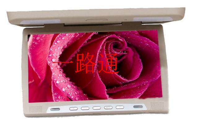 17-inch on-board high-definition suction top display car LCD screen Connection DVD Play film Optional 12V-24V