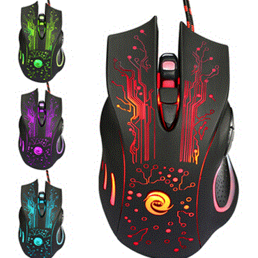 NEW3200DPI LED Optical 6D USB Wired Gaming Mouse PC Gamemic