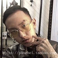 Kính râm mới 2018 của Hàn Quốc kính râm nam màu thủy tinh vuông trong suốt kính râm nữ cá tính kính mát nam chính hãng