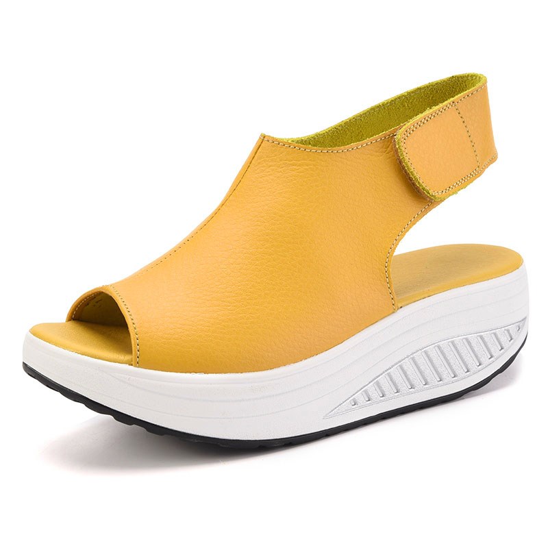 Limited Time Rush Purchase Lightning Delivery 2017 Summer Casual Cow Two-story Leather Film Repair Noodle Leather Sandal Factory Price Direct Sale