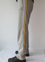 Spring and Autumn new school pants Gray 2 bar straight pants white yellow two bar trousers sports casual pants