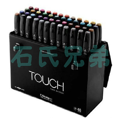 South Korea's new plastic box Touch marker three generations of microphone pen 48 color set original imported genuine