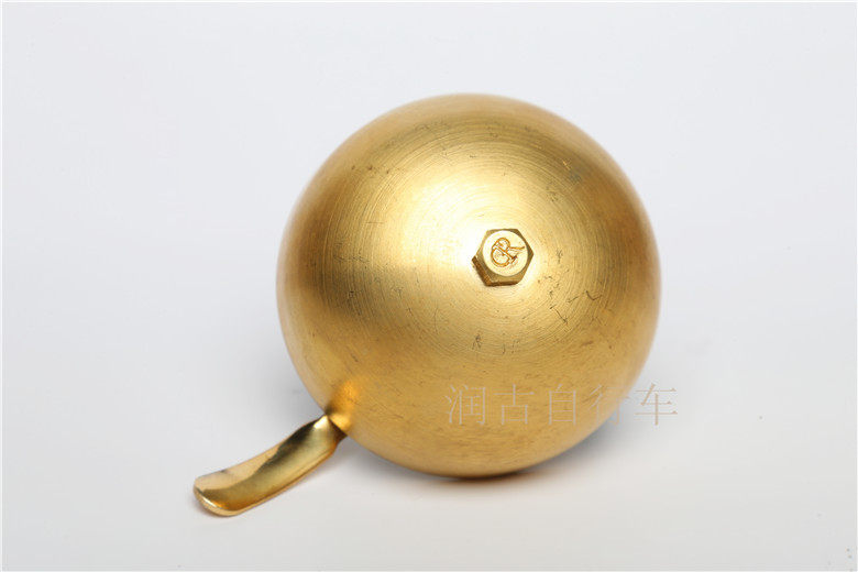Retro large copper bell finger dial large copper bell Rungu bicycle large bell retro bicycle accessories