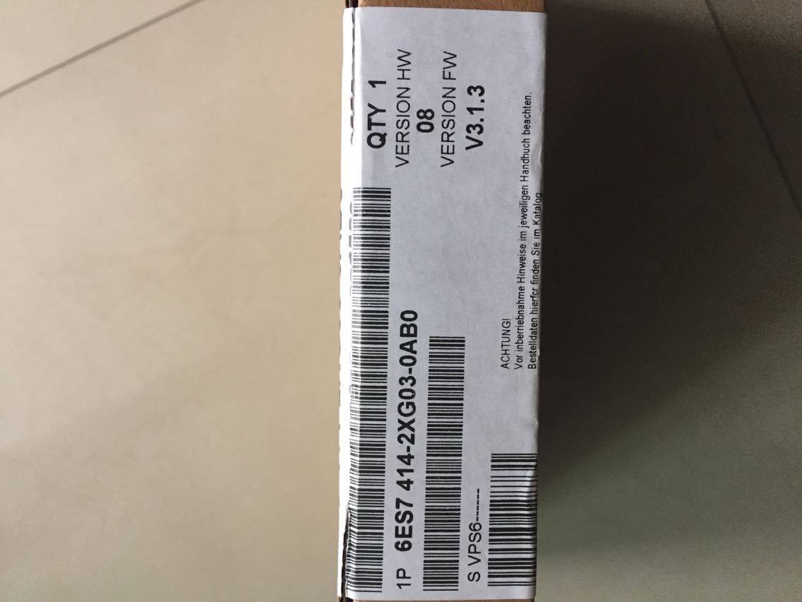 New original dress unsealed 6ES7 414-2XG03-0AB0 spot fake one penalty ten