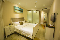Changsha Divan Theme Hotel Fan theme big bed room