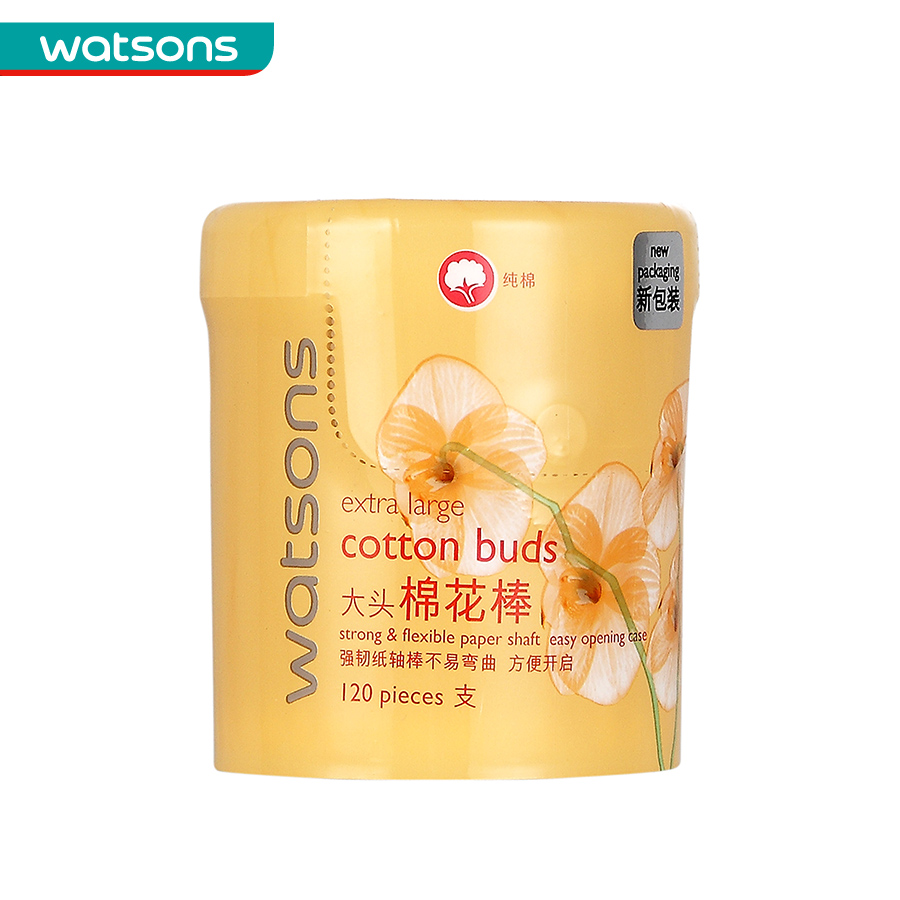 买一送一 屈臣氏花语大头棉花棒120支
