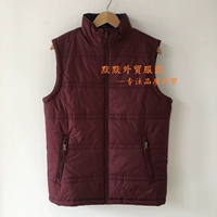 Mùa thu và mùa đông nam vest vest cotton Kinh doanh tinh tế cộng với cotton dày XL áo 3 lỗ nam