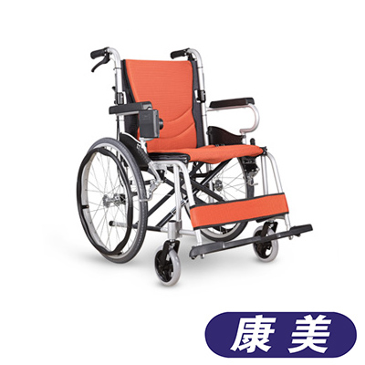 康扬 手动铝合金轮椅车KM-2500L 老年人轮椅 铝合金 折叠 轻便ts