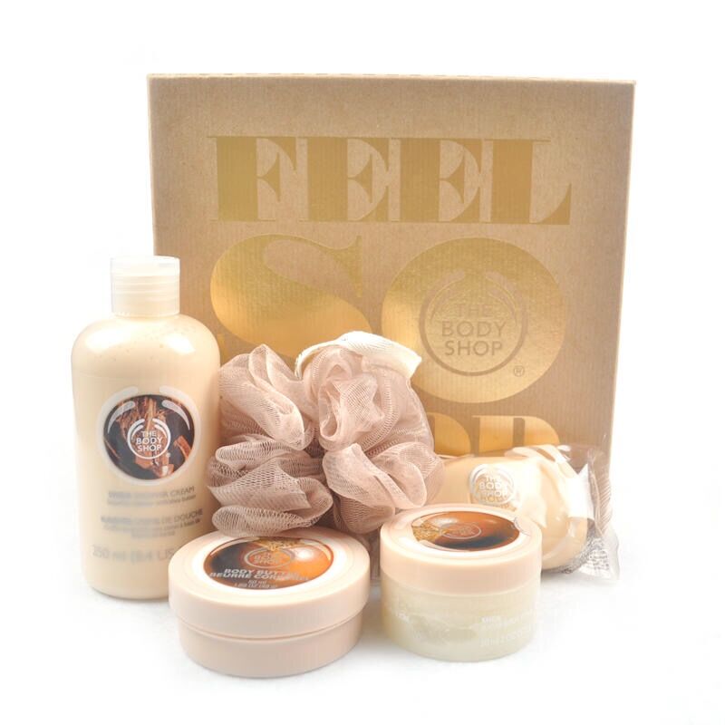 The body shop/美体小铺乳木果身体护理套装五件套