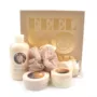 The body shop / body shop Shea fruit body set set hộp quà năm món 11 mua một tặng một sữa tắm enchanteur