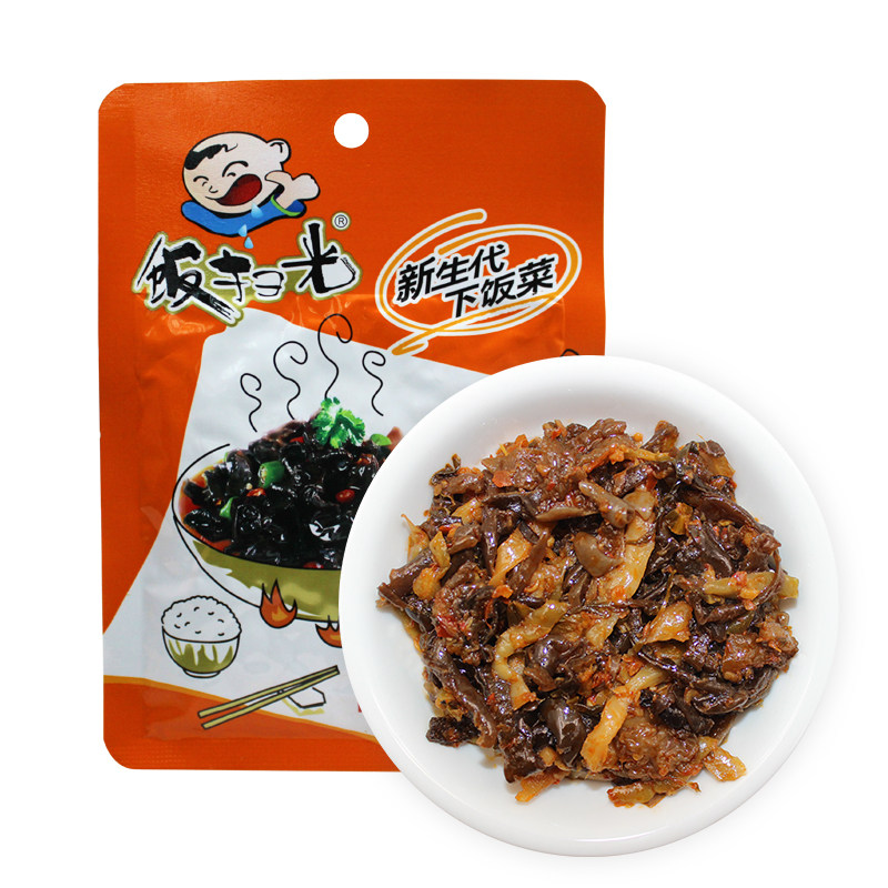 【天猫超市】饭扫光60g饭扫光爆炒木耳 佐餐佳品 袋装饭扫光