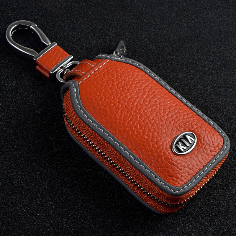 起亚钥匙套K2K3SK4 K5K7K9 KX3智跑福瑞迪狮跑索兰托真皮钥匙包套