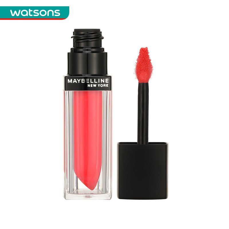 【屈臣氏】美宝莲绝色持久丝绒雾感唇釉（多种色调） 5毫升