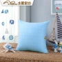 Thủy ngân Nhà Dệt Phim Hoạt Hình Gối Cushion Cover Coreless Văn Phòng Eo Sofa Eo Pad bởi Smurf Loạt gối tựa lưng sofa