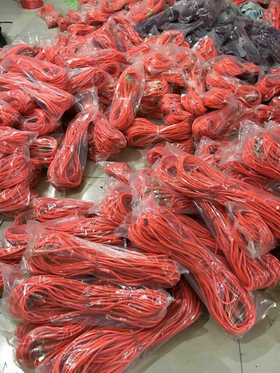 纯铜电镐电锤电钻切割机角磨机水泵线带插头电动工具电源线超软