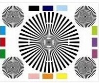 Monitoring assembly accessories monitoring focus chart test chart lens focus test card surveillance camera test chart