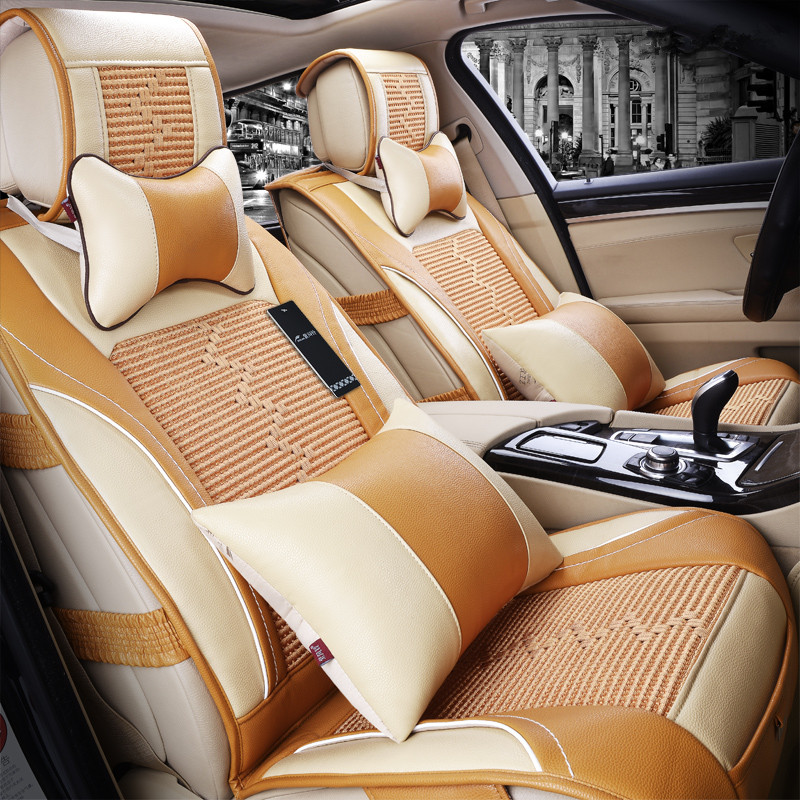 汽车座套新款皮革四季奥迪A1 A3 A4 A5 A6L q3 Q5 Q7通用冰丝坐套
