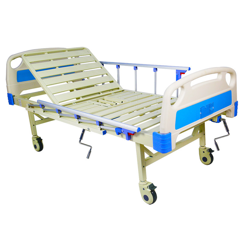 华智康ABS单摇护理床老年人痪病人护理床 有脚轮无脚轮两选择 XFC