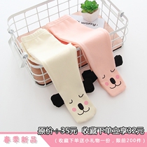 Female Baby Pants Spring Autumn 1 One-3-year 0 old baby beats bottom pants Ocean Princess 2 womens Baolian pants Sox pure cotton outwear