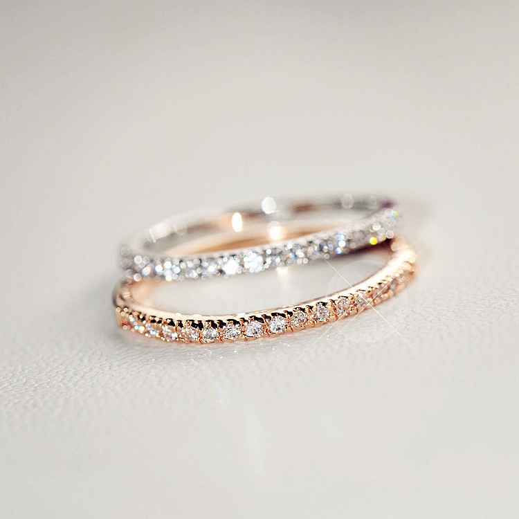 Bague Femme en Alliage argent plaque plaque or - Ref 3087350 Image 1