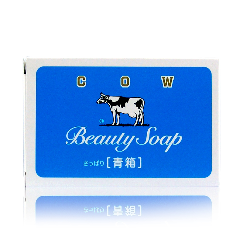 日本进口牛牌美肤香皂(清爽)85g 沐浴洁面皂 去油油性肌肤洗脸皂