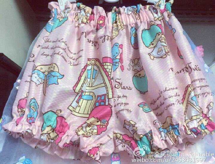 全民萌物软妹双子星南瓜裤