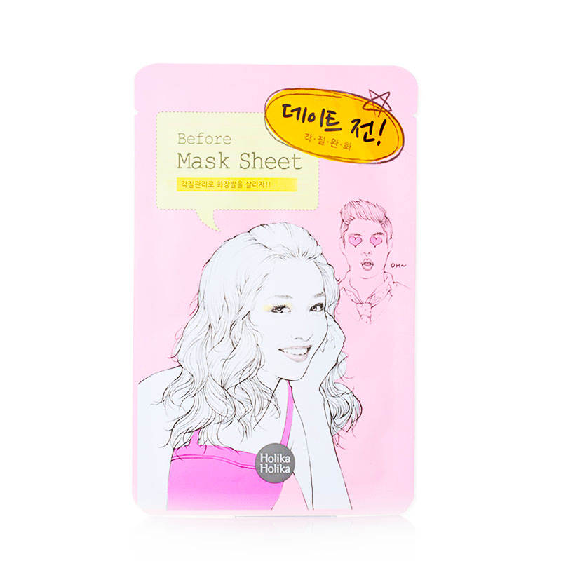 Holika HolikaBefore 面膜-约会前面膜 水润肌肤1片