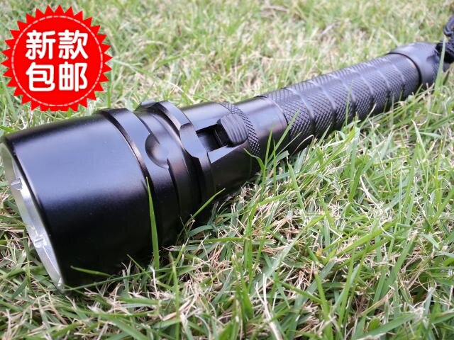 3 lamp L2 magnetic dimming waterproof 50 m high power 18650 strong light diving flashlight L2